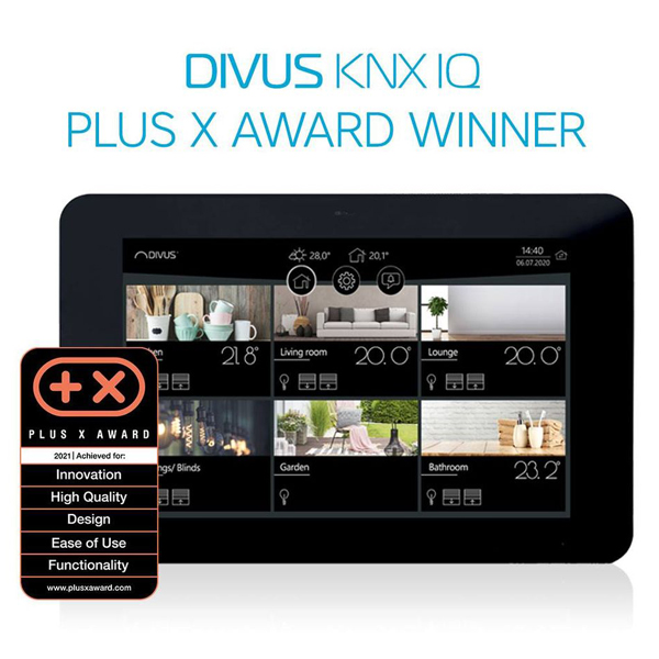 DIVUS KNX IQ ganha premio PLUS X