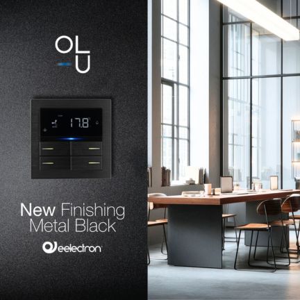 Eelectron expande gama OL-U com o sofisticado acabamento Black Metal Escovado