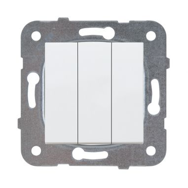 INTERR TRIPLO MEC+TECLA BRC